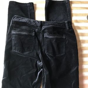 White House Black Market Black Velvet Jeans, Noir, 4R